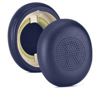 (Blue) Durable Sponge Leather Material Ear Pads for Jabra Elite 45h Earphone Memory Foam Earpads Elastic Earmuffs