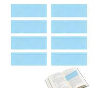 Blue Dyslexia Overlays,8PCS Guided Reading Strips,Coloured Overlays for Dyslexia, Reduce Visual Stress, Ideal Teaching Supplies for Classroom Use (Sky Blue)