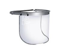 Blue Eagle Aluminum Face Shield Adapter for Full-Brim Hard Hat | Visor Bracket | Silver Color | with 1 Free Replacement High Impact Visor