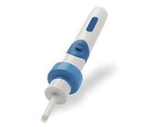 (blue) Electric Cordless Vacuum Ear Cleaner Ear Wax Safe Remover Cleaning Easy Tool