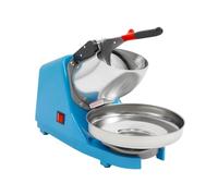 Blue Electric Ice Crusher Machine 380W 65kg/H Adjustable Thickness High-Efficiency Cooling