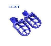(Blue) Electric Motorcycle CNC Foot Pegs Rests Pedals Footpegs Bracket For Surron Sur-Ron Light Bee X & Light Bee S Universal Parts