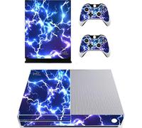 Blue electric sticker/skin x 1 s console & remote controller stickers, xbs4