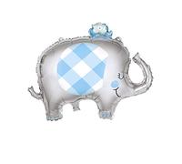 Blue Elephant Giant Foil Balloon (73cm) - Vibrant, Sturdy & Cute Party Decor - Perfect for Celebrations & Kids Events - 1 Pc