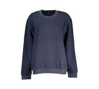 Blue Embroidered Fleece Sweatshirt - female - Cavalli Class - Sweatshirts - Blue - M - Sweatshirts & Hoodies M
