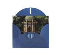 Blue Envelope Greeting Cards With Unique Secret Sanctuary Pattern For Write Down Your Blessings For Various Holidays