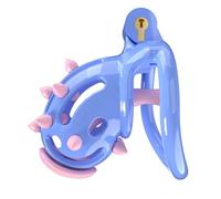 Blue Exercise Training Cage Men's Exercise Cage (Arc Ring), Carries Removable Silicone Spikes, Guards Desirable Innocence (UKA173) (Pink, D7L)