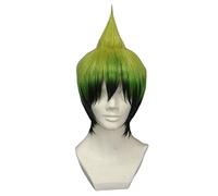 Blue Exorcist mens Amaimon cosplay wig Ao no Exorcist Role Play Amaimon Green Short Hair Wig