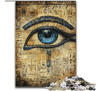 Blue Eye Jigsaw Puzzles 1000 Pieces for Adults Teens, Challenging Game Toys Every Piece Is Unique - Challenging Family Fun Game (50x75cm)