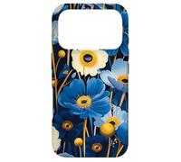 Blue Eyed Grass Flower Pattern Graphic Case for iPhone 17 Pro