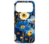 Blue Eyed Grass Flower Pattern Graphic Case for iPhone 17 Pro Max