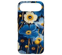 Blue Eyed Grass Flower Pattern Graphic Case for iPhone Air
