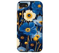 Blue Eyed Grass Flower Pattern Graphic Case for iPhone SE (2020) / 7 / 8