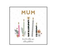 Blue Eyed Sun Mum Birthday Greeting Card 16 x 16 cm - JM12