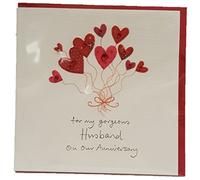 Blue Eyed Sun - Sew Delightful Range - For my Gorgeous Husband on Our Anniversary Greetings Card