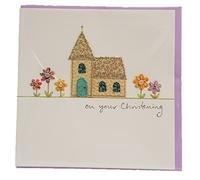 Blue Eyed Sun - Sew Delightful Range - On Your Christening Greetings Card