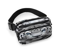 Blue Eyed Tiger Fanny Pack Belt Bag with Adjustable Strap Fashion Waist Bag for Outdoor Sports Hiking