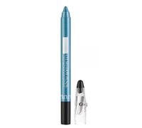 Blue Eyeliner | Waterproof Shimmer Eye Pencil with Smudge-Proof Glitter, Creamy Eyeshadow & Eyeliner Stick - Long-Lasting, Built-in Sharpener (11#LAKE BLUE)