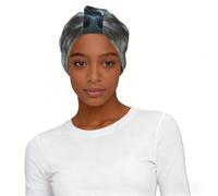 Blue Eyes Wolf Print Universal Comfort Elastic Lady Headscarf Hat Stylish Work Travel Accessory Gift