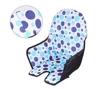 Blue Fabric Baby High Chair Cushion Cover for Home Hotel