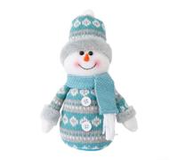 Blue Fabric Christmas Gnome 30cm Scandinavian Style(The Snow Man)