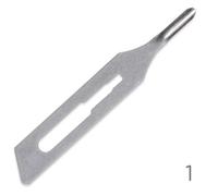 BLUE FARM | Sterile disposable gouge blades n° 1, 37.440.01/50