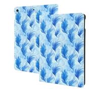 Blue Feather 1 Print Compatible with ipad 9th/8th/7th Generation Case Cover, Tablet Cases Compatible with ipad Case 10.2 Inch, Auto Wake/Sleep, Folio Stand
