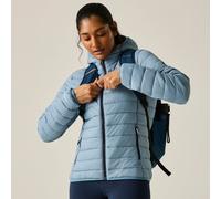Blue female 12 Regatta Women's Hooded Marizion Padded Jacket Blue, Size: 12