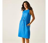 Regatta Women's Amorie Cotton-Blend Jersey Dress in Blue | Size: 14 Regatta Blue 14