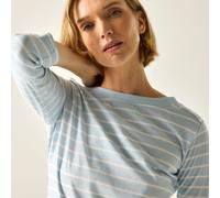 Blue female 18 Regatta Women's Bayletta II 3/4 Sleeve Top Blue, Size: 18