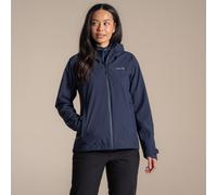 Blue female 8 Craghoppers Women's Waterproof Zohra Jacket Blue, Size: 8