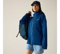 Blue female 8 Regatta Women's Waterproof Oklarna Jacket Blue, Size: 8