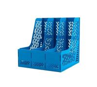 Blue File Folder Holder - Desktop Document nizer Office Storage Rack for Contract Classification & Information Management Efficient File nizer for Workspace