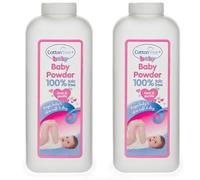 Blue Finch x2 Baby Powder Cotton Tree White - 200ml Each (2 Baby Powder)