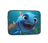 Blue Fish With Big Mouth Laptop Inner Bag 15 Inch Laptop Sleeve Case For Laptop Briefcase Carrying Bag Pouch Skin Cover