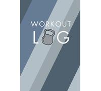 Blue Fitness and Food Logbook: Personal Diet and Exercise Tracker to Plan and Track Workouts, 6 x 9 inches, 120 Pages, Perfect Gift for Men and Women who Love Training, Running and the Gym