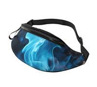 Blue Flame Fanny Pack for Men Women, Fashion Festival Fanny Pack, Travel Sport Walking Waist Bag