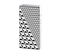 Blue Flame Lighter, Voice-Activated, Five Ignition Methods, Ultra-Thin, Refillable Butane, Adjustable Flame, Great Gift for Men, Butane Not Included