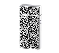 Blue Flame Lighter, Voice-Activated, Five Ignition Methods, Ultra-Thin, Refillable Butane, Adjustable Flame, Great Gift for Men, Butane Not Included