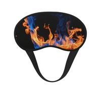 Blue Flame Sleep Mask 100% Light Blocking Eye Mask for Sleeping, Sleep Mask for Unisex for Travel/Nap