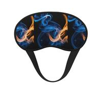 Blue Flame Sleep Mask 100% Light Blocking Eye Mask for Sleeping, Sleep Mask for Unisex for Travel/Nap