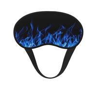 Blue Flame Sleeping Mask for Adults Blackout, Comfortable Eye Mask Blocking Light for Travel, Yoga