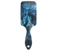 Blue Flash Technology Dragon Warrior gentle hair brush men Designed scalp massager for long hair with Ergonomic handle cepillo para definir rizos
