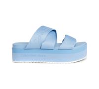 Blue Flat Sandal with Webbing Straps - female - Calvin Klein Jeans - Sliders - Blue - 8 UK - Shoes 8 UK