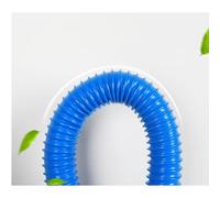 Blue Flexible Hose, PVC Dust Collection Hose, for Bathroom Vent/Portable Air Conditioner/Dryer,Air Ducting(L 9.8ft)(75mm)