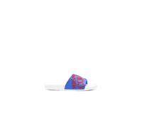 Blue Flip Flops and Sliders - male - Versace Jeans Couture - Sliders - Blue - 5 UK - Shoes 5 UK