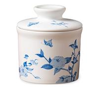 Blue Floral Butter crock - Soft Spread, 6.8 oz