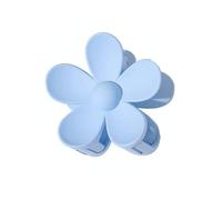 Blue Floral Hair Clip, Large Cute Claw Clips, Thick Hair, Scrub, Hair Clip with Flower Petals for Women and Men