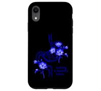 Blue Floral Stomach Design - Building a Beautiful Future Case for iPhone XR
