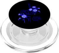 Blue Floral Stomach Design - Building a Beautiful Future PopSockets PopGrip for MagSafe